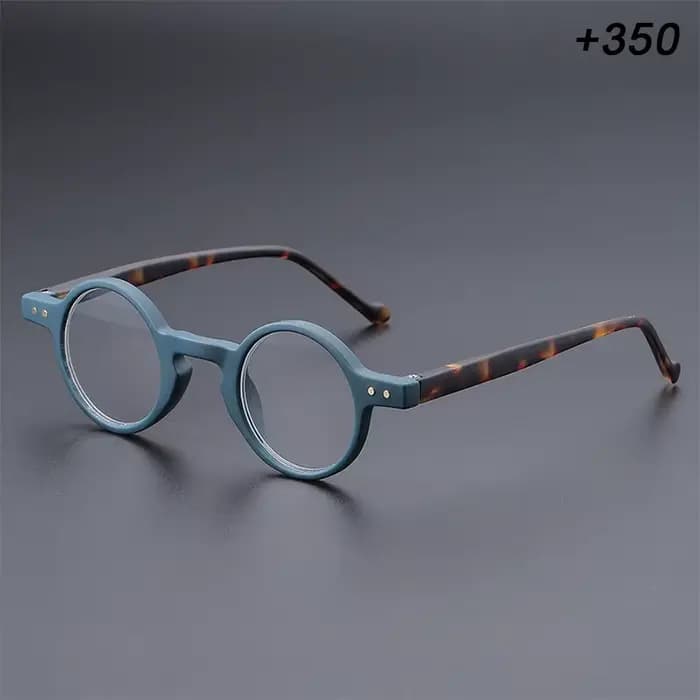 Petites branches légères rétro uniques à cadre rond pour hommes et femmes