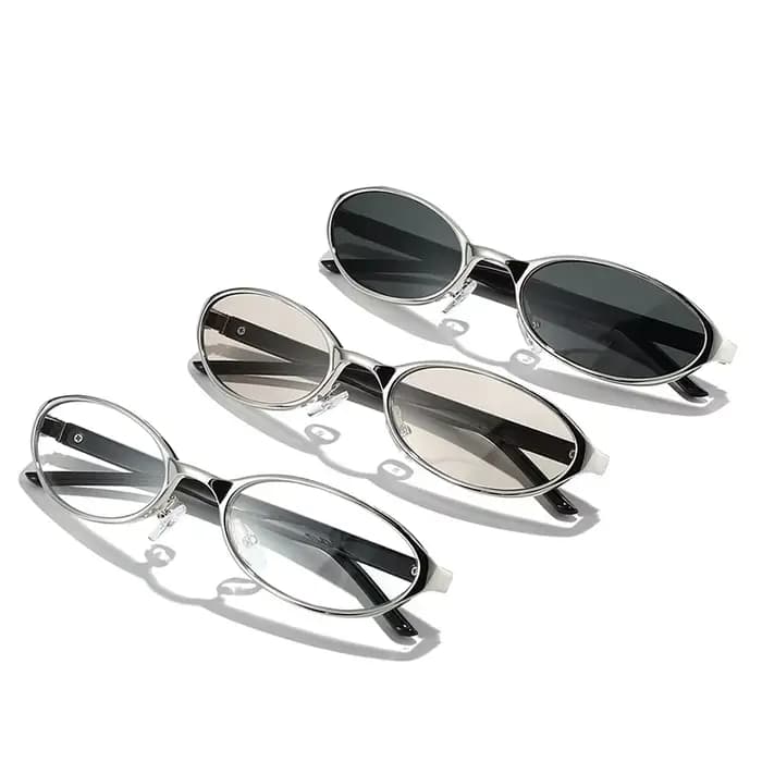 SHAUNA Nouvelles lunettes de soleil ovales de petite taille pour femmes UV400