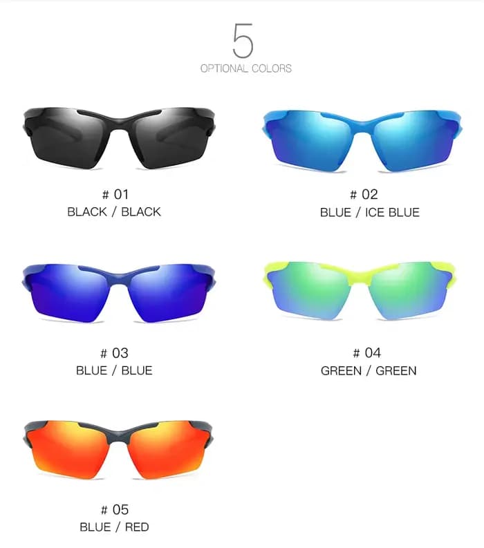 Lunettes de soleil hommes femmes sport
