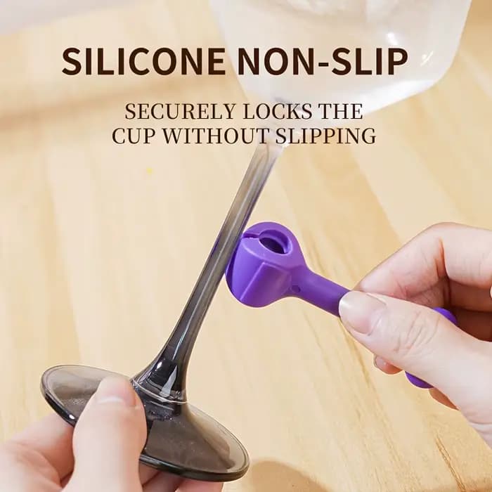 Support à verres à vin 4/8 pièces, support à verres à vin compatible lave-vaisselle, support à verres à vin résistant à la chaleur, porte-verres à vin, clip de fixation pour ustensiles de cuisine