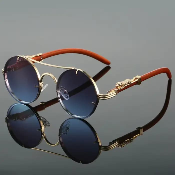 Lunettes de soleil rondes Vintage pour hommes et femmes