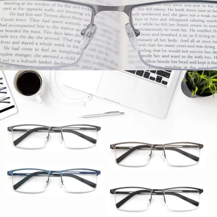 Lunettes de lecture à lumière bleue pour hommes