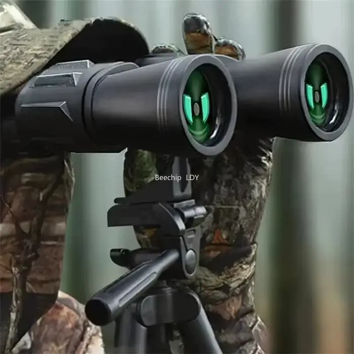 Jumelles haute puissance 20X50 pour adultes, lentilles FMC professionnelles, mise au point centrale, optique HD pour l'observation des oiseaux, la chasse et les voyages
