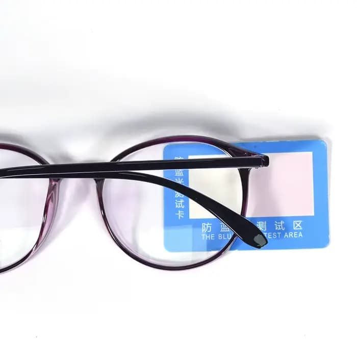 Lunettes de lecture multifocales rondes en TR90 violettes pour femmes