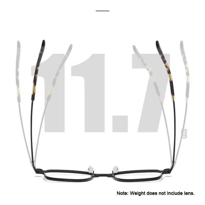 Italie RLT série répliques luxe pur titane cadre carré hommes femmes grand visage lunettes à la main marque Design