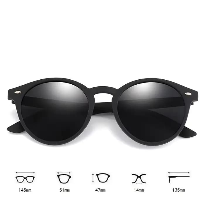 Lunettes de soleil rondes tendance pour femmes et hommes