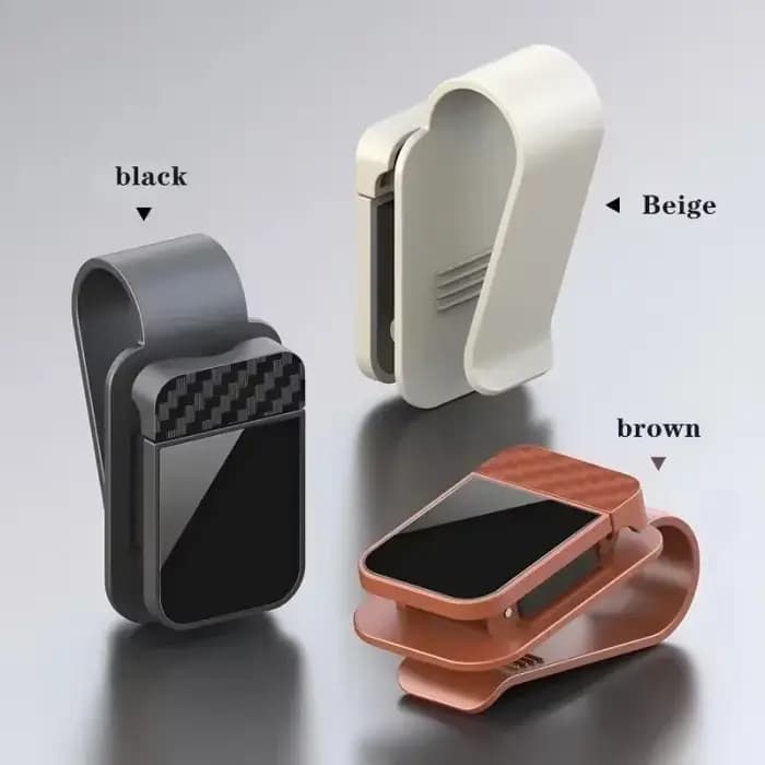 Support de lunettes à clipser sur pare-soleil de voiture, matériau ABS durable, clip de rangement pour lunettes de soleil à maintien ferme, pour la plupart des modèles de véhicules