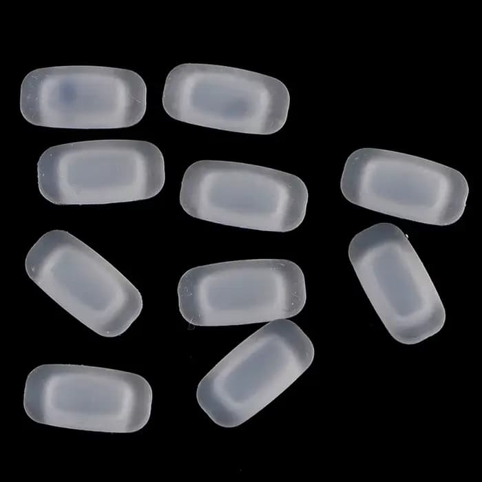 50/25/5 paires de coussinets de nez en silicone pour lunettes de vue et de soleil