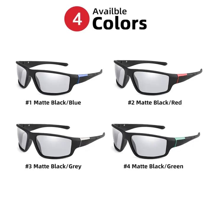 Lunettes de soleil photochromiques pour hommes