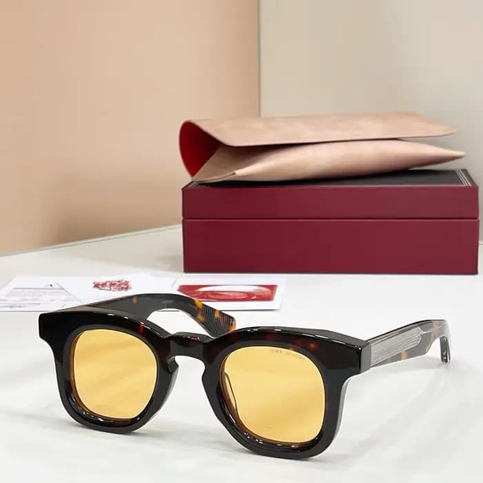Lunettes de soleil ovales Devaux de la collection Classique Décade pour hommes