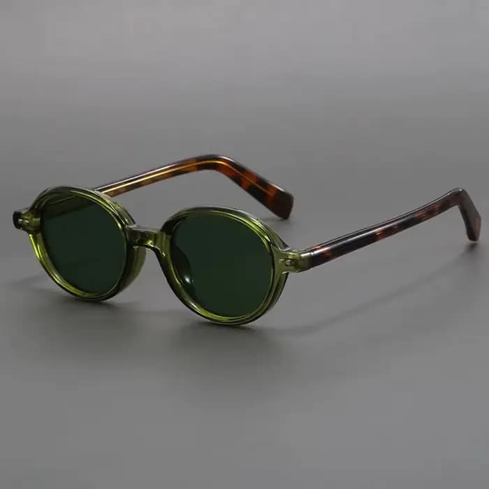 Lunettes de soleil polarisées ovales en acétate pour hommes et femmes