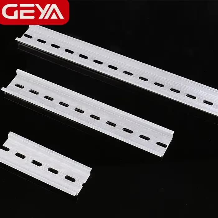 GEYA Rail de guidage en aluminium universel Type 35mm Rail DIN fendu Long 10cm 20cm 15cm 30cm épaisseur 1mm