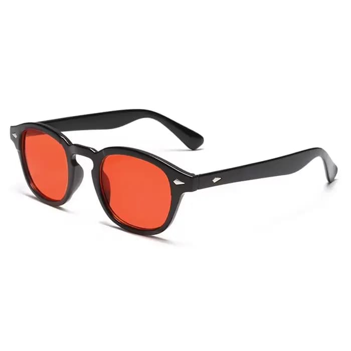 Lunettes de soleil rondes à rivets Johnny Depp pour hommes et femmes