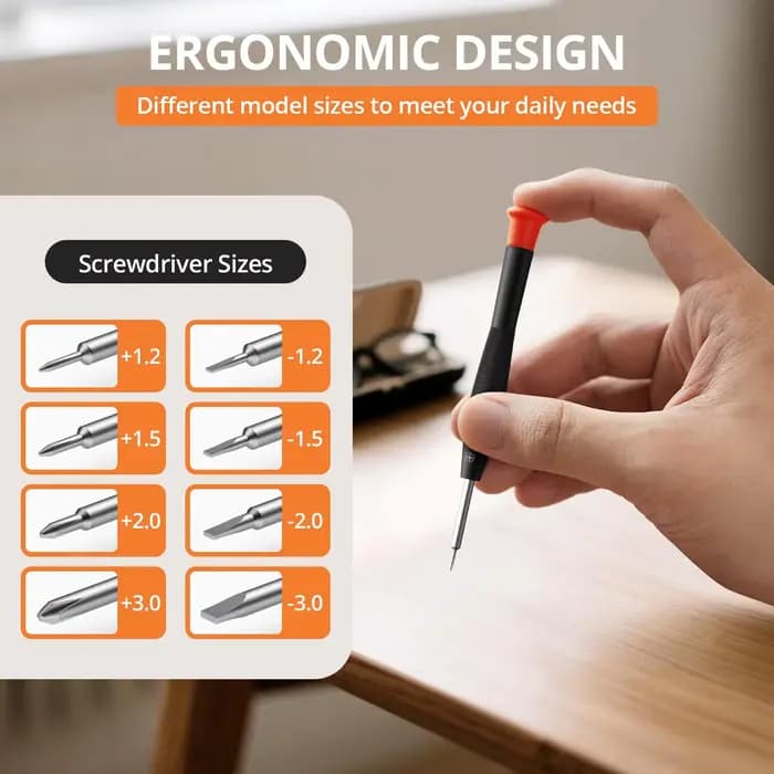 Kit d'outils de réparation de lunettes avec vis