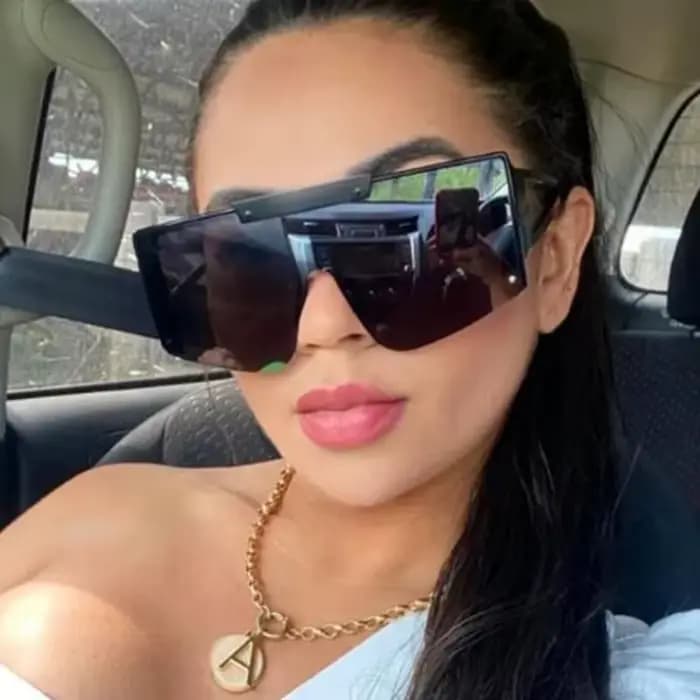Lunettes de soleil carrées rétro pour femmes