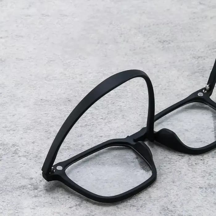 Haute qualité 160mm grande taille lunettes cadre 3 en 1 pince magnétique