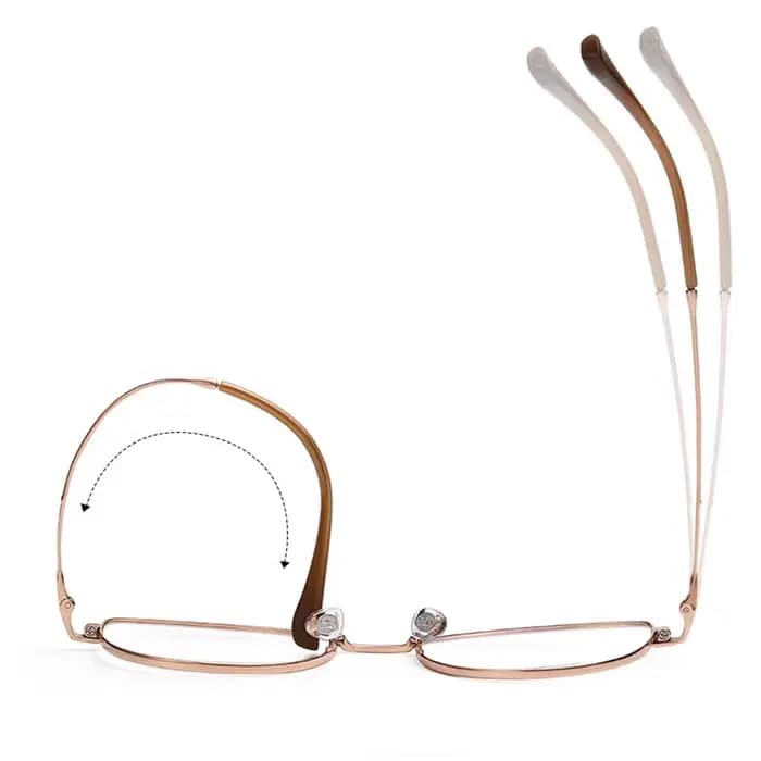Lunettes de vue anti-lumière bleue en titane pur ultralégères