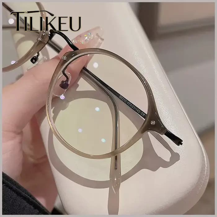 Nouvelle monture de lunettes coréenne en titane TR pour femmes