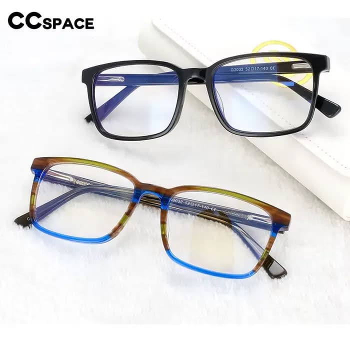 Lunettes rétro en acétate pour homme et femme