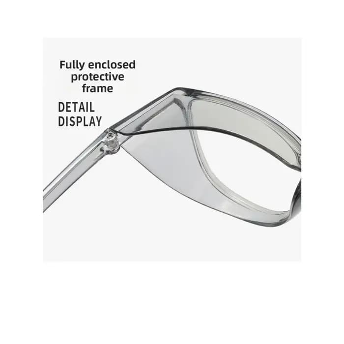 Une paire de lunettes de sécurité tendance transparentes
