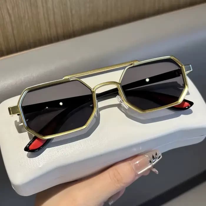 Lunettes de soleil rétro Steam-Punk pour hommes