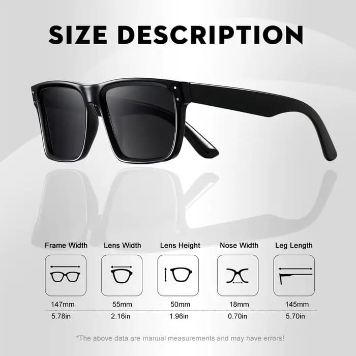 CRIXALIS – lunettes de soleil carrées surdimensionnées pour hommes