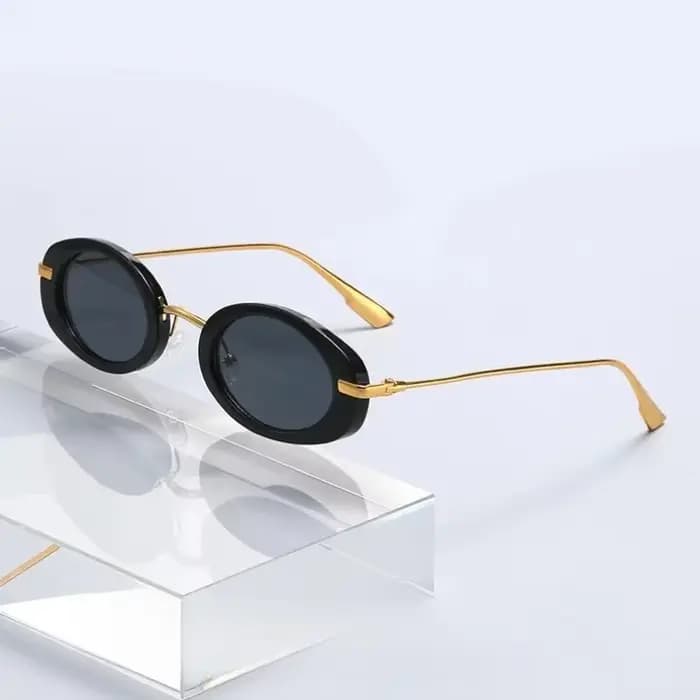 Lunettes de soleil ovales à petite monture pour femmes et hommes