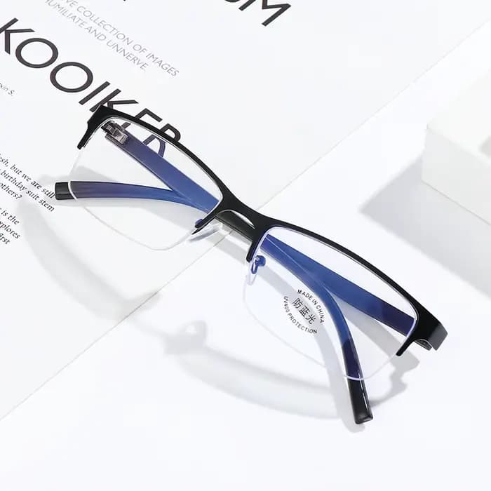 Lunettes de Myopie Vintage à Monture Carrée pour Homme, Protection des Yeux Ultra Légères, Soins de la Vision, 100 ~ 600 Dioptrie, Verre de Lecture