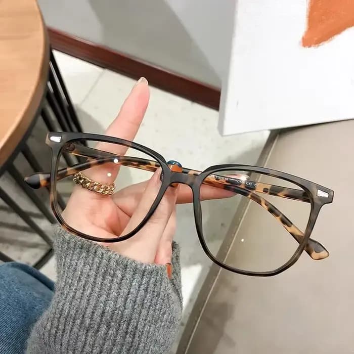 Lunettes vintage unisexes à monture carrée pour hommes et femmes