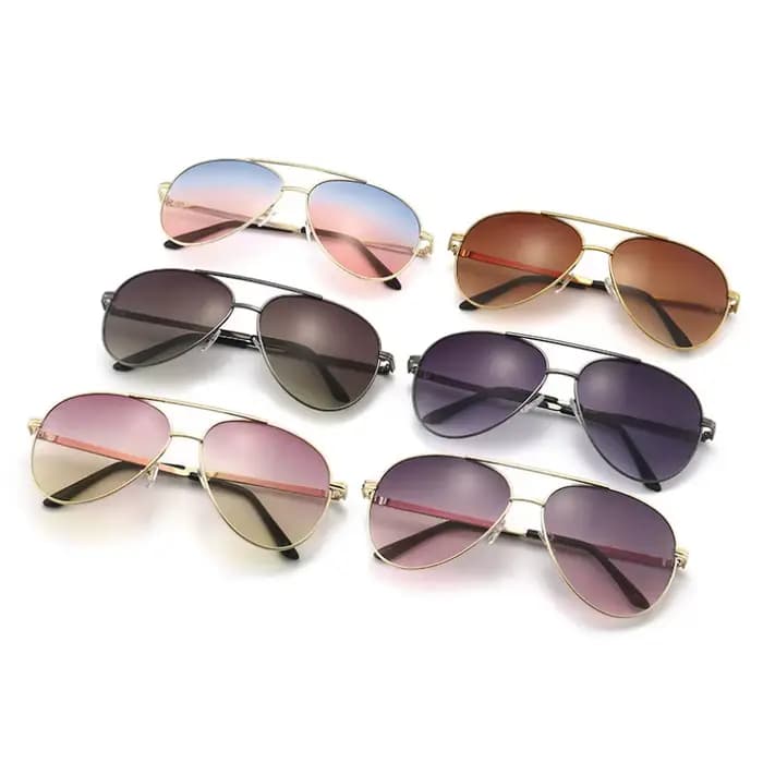 Lunettes de sport à monture métallique pour hommes et femmes