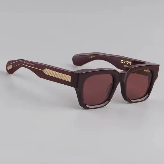 JMM ENZO 10e anniversaire lunettes de soleil carré concepteur fait à la main au japon Uv400 dégradé optique