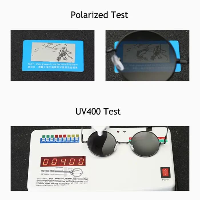 Lunettes de soleil polarisées rondes rétro Vintage pour hommes et femmes