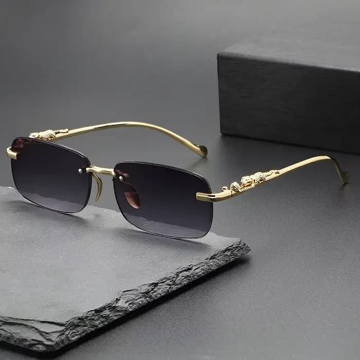 Lunettes de soleil sans monture ovales