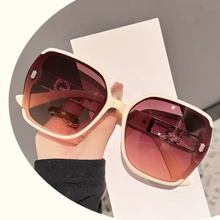 Lunettes à monture surdimensionnée pour femmes