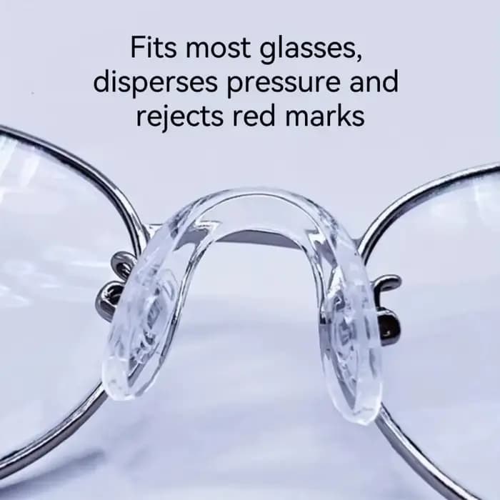 Plaquettes nasales pour lunettes en Silicone Ultra-doux