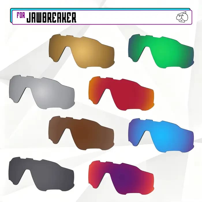 Verres de remplacement polarisés pour Oakley Jawbreaker OO9290 | Lunettes de soleil