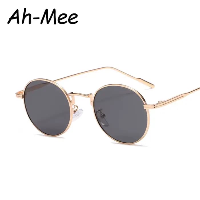 Randonnée mode ronde Vintage Anti lumière lunettes femmes hommes dégradé nuances pour femme rétro alliage
