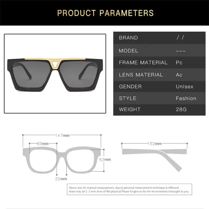 Lettre V lunettes de soleil pour femmes hommes mode rétro cadre carré conduite noir UV400 lentille
