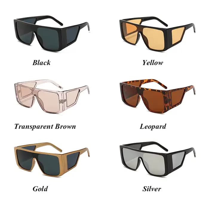 Lunettes de soleil carrées Mimiyou pour femmes