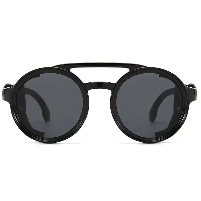 Lunettes de soleil rétro Steampunk pour hommes et femmes