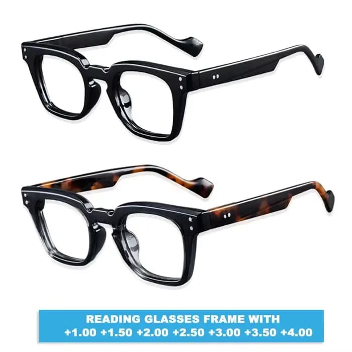 Lunettes de lecture carrées à grande monture tendance 2026