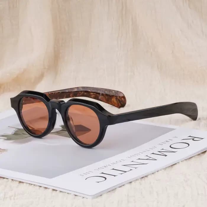 JMM KELLERMAN Lunettes de soleil rondes à la mode
