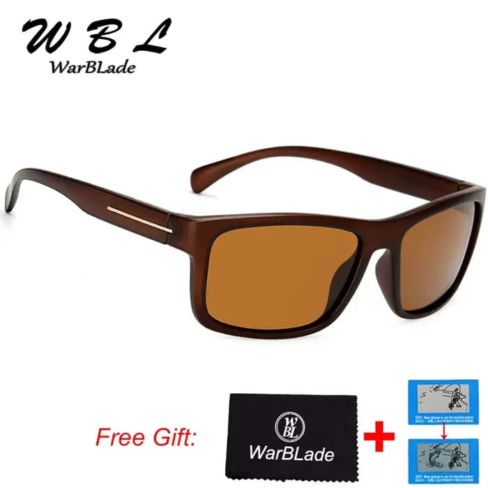 WarBlade-Lunettes de soleil polarisées carrées pour hommes et femmes