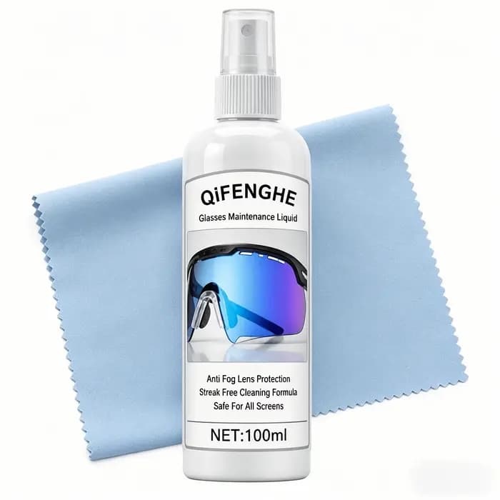 Spray de Soin Léger pour Lunettes 3.38oz Anti-Buée Effet Cristal