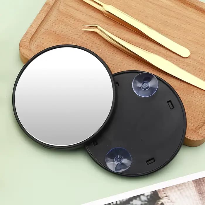 Miroir grossissant 5X/10X/15X – Le miroir de maquillage parfait pour une application détaillée!