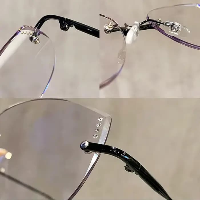 Lunettes ultralégères sans cadre pour femmes