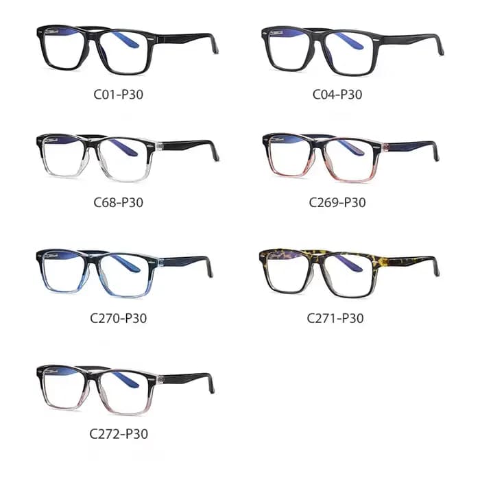 Lunettes à monture en plastique pour myopie