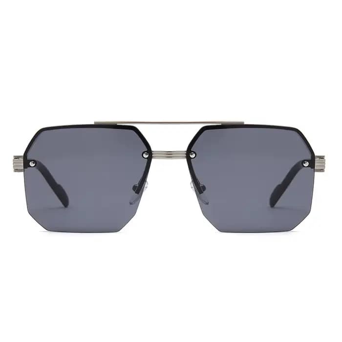 Lunettes De soleil aviateur à la mode pour hommes et femmes rétro Double pont métal conduite UV400
