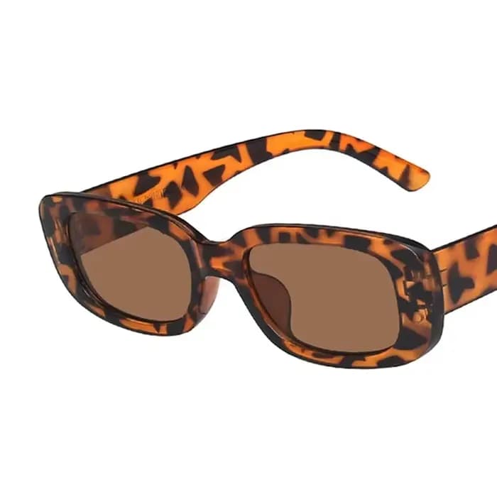 BEGREAT – Lunettes de soleil rectangulaires rétro