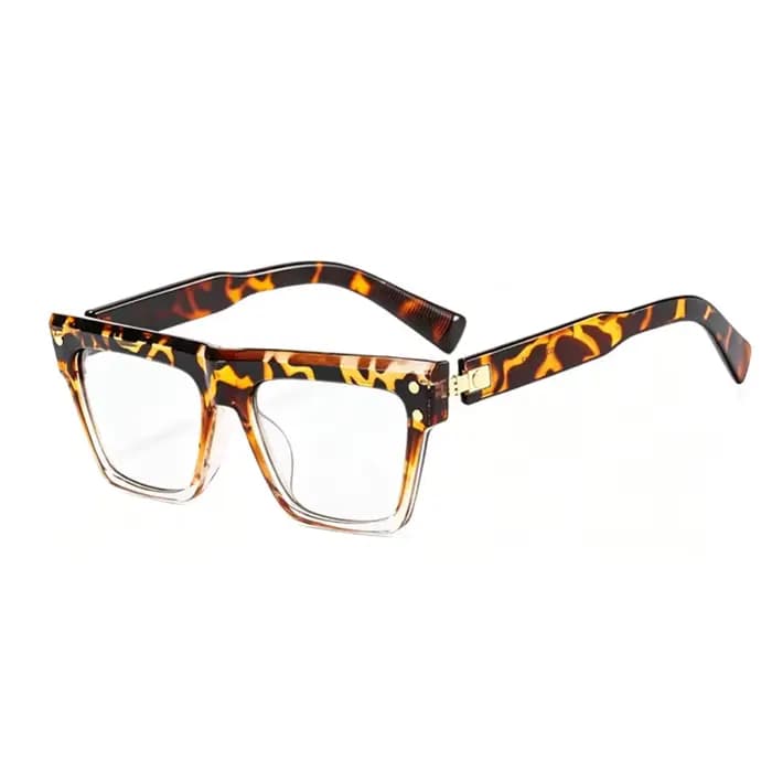 Lunettes de vue carrées surdimensionnées tendance